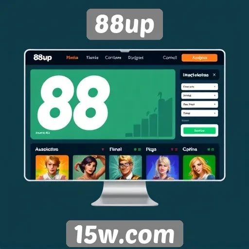 Análise da interface do usuário no 88up